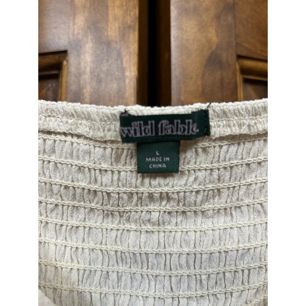 Wild Fable Large Long Sleeved Crop Top - Picture 4 of 4